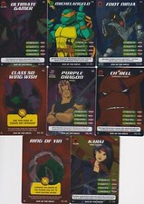TMNT Teenage Mutant Ninja Turtles WAY OF THE NINJA Complete 8 Card RARE Set