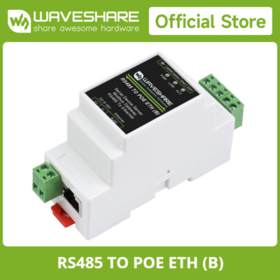 Waveshare Industrial serial server RS485 to RJ45 Ethernet TCP/IP  to Serial