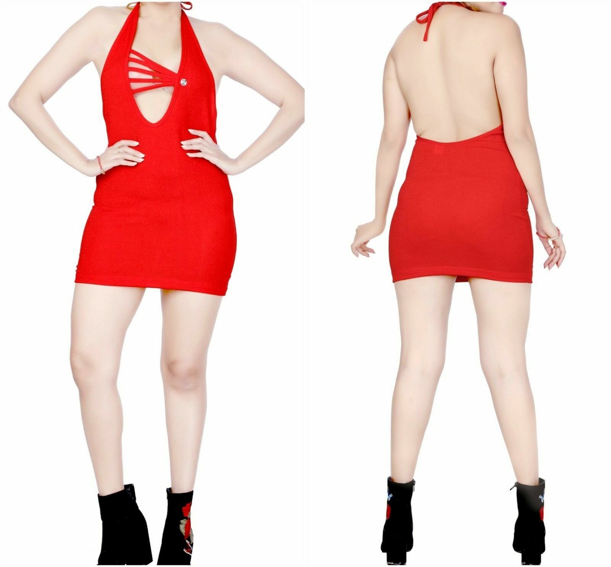 sachin and babi light blue dress Women's Red Mini Dresses