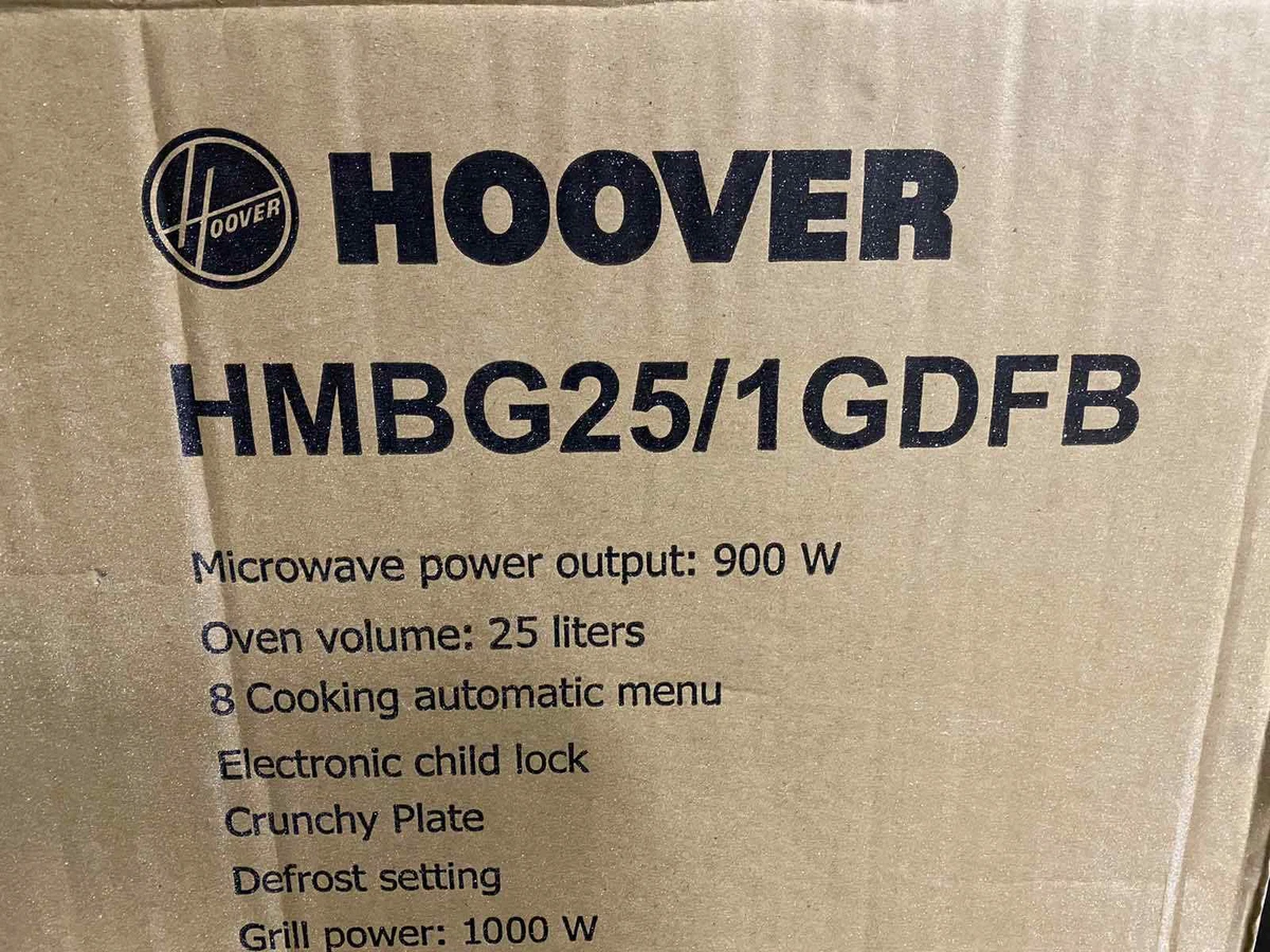 Hoover top integrated microwave