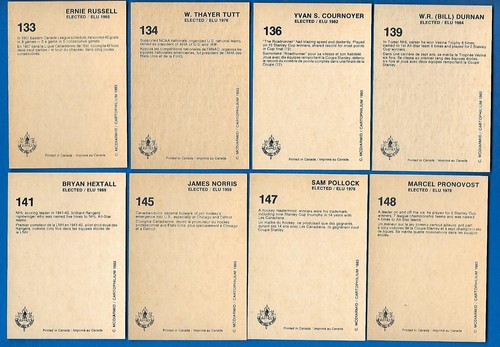 1983 (1985) CARTOPHILIUM HOCKEY HALL OF FAME HOF CARD 1-240 & PROMO SEE LIST - Picture 282 of 488