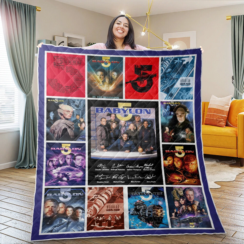 Babylon 5 Quilts, Babylon 5 TV Series Quilt Blanket Space Opera