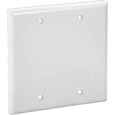 Orbit OP23-I 2-Gang Wall Plate Blank IVORY (Qty of 10) *Shown in White