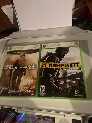 Operation Flashpoint & Call Of Duty Modern Warfare 2 Xbox 360