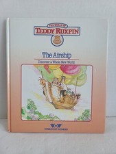 The Airship The World of Teddy Ruxpin Book WOW Vintage 1980s