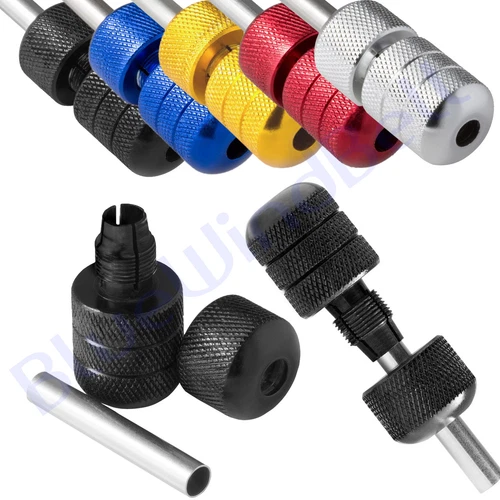 2 pcs Aluminum Alloy tattoo machine grips tubes 1" 25mm include set-screws - product listing photo