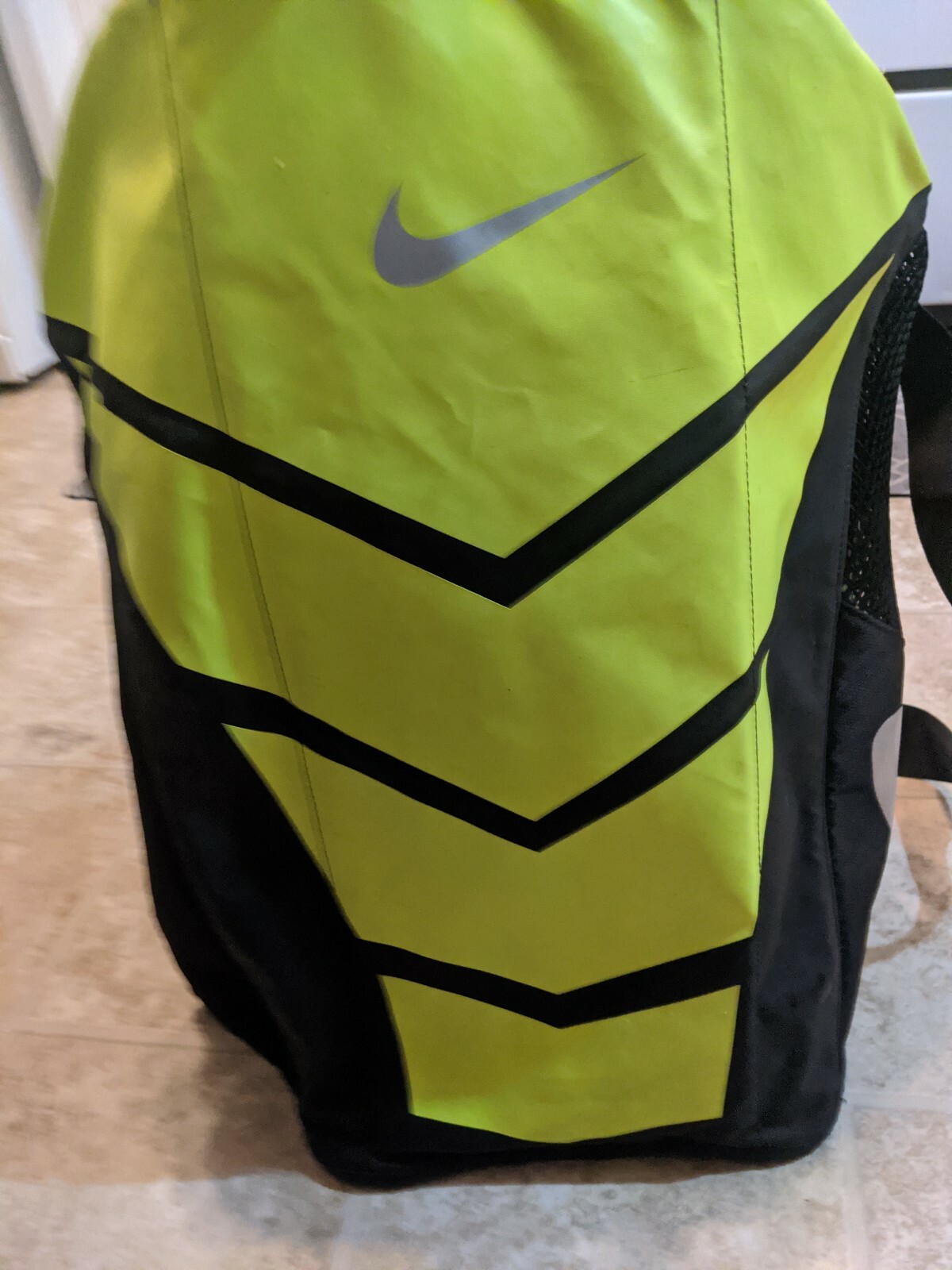 nike vapor max air backpack green and yellow