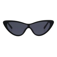 Women's Cat Eye Sunglasses Futuristic Shield Fashion Mono Lens UV400
