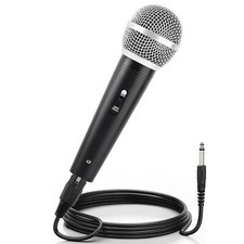 Microfono Profesional Dinamico de Mano Con Cable Para Fiestas Karaoke