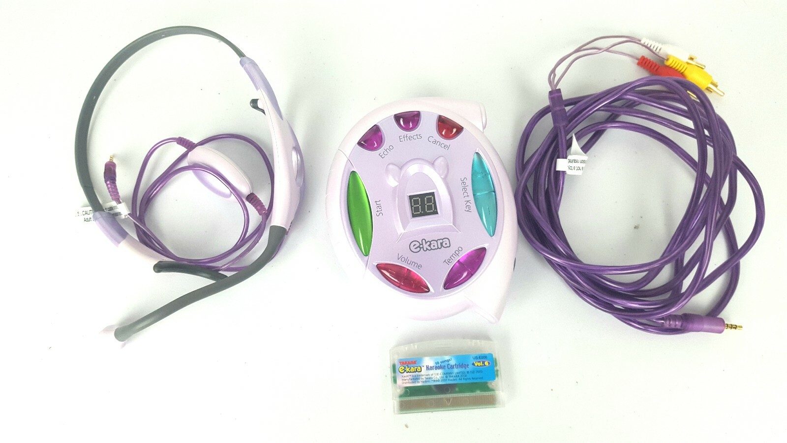 EKara Real Karaoke Pro Headset Music System Plugs Into TV By Takara