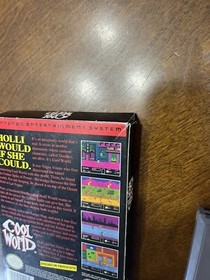 Cool World (Nintendo Entertainment System, 1993) NES Complete CIB! Very Rare! 🔥