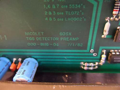 Nicolet 60SX Spectrometer TGS-O Detector W/ TGS Detector Preamp 000-8116-00 - Picture 4 of 6