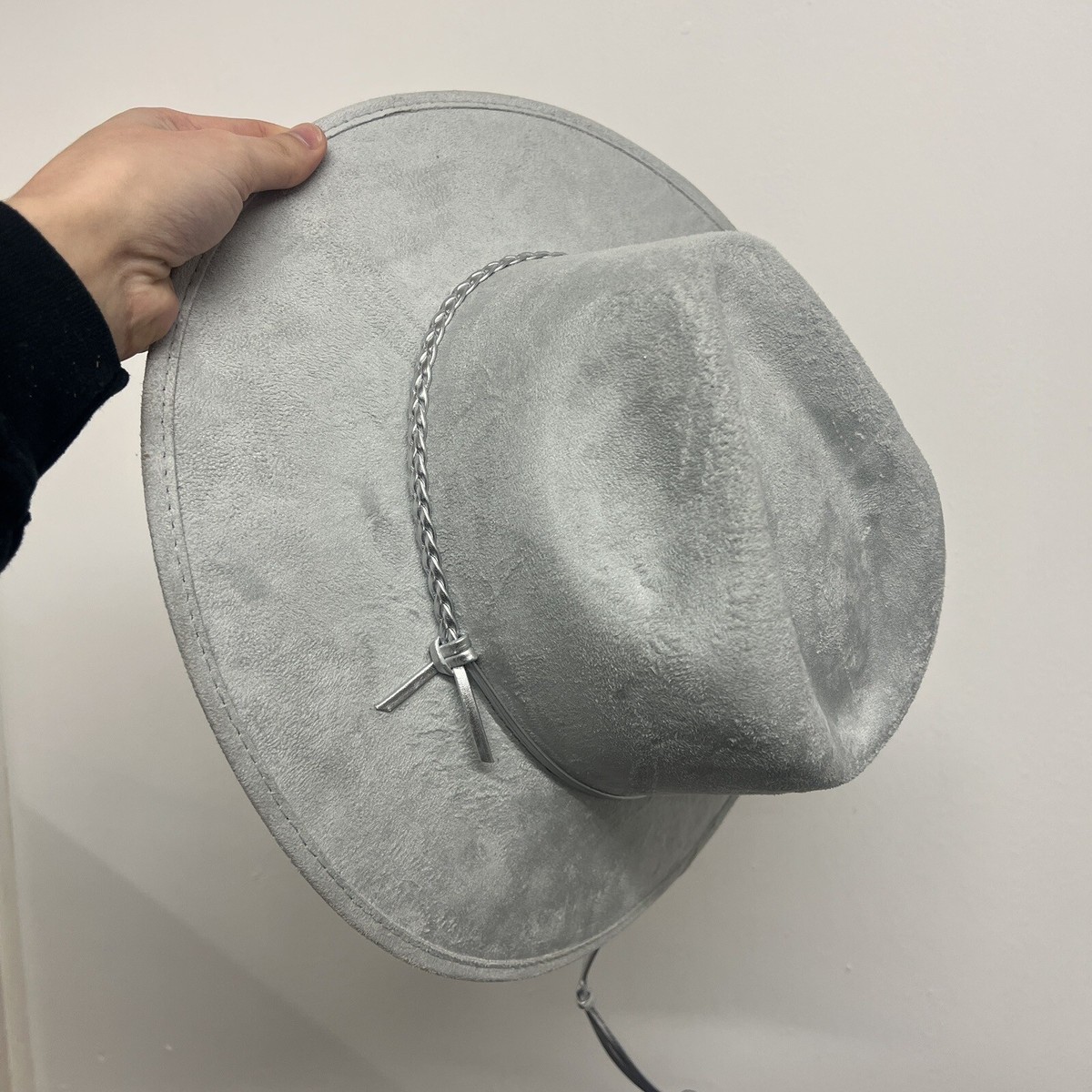 NWT ANTHROPOLOGIE ASN Metallic Braid-Trimmed Rancher Hat. Anthropologie Convertible Trimmed Rancher Hat | Mercari main image 4