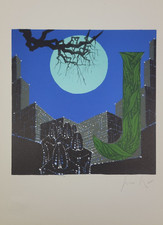 Cesare PEVERELLI (1922 – 2000) Opera Litografia firmata numerata Bolaffi Arte