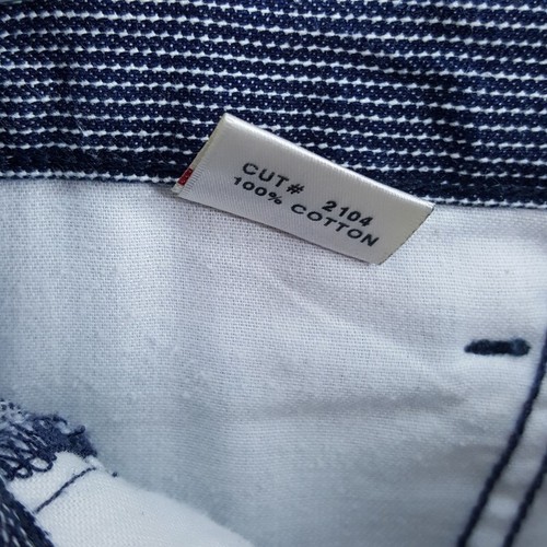 J BRAND Shorts Womens Size 25 Blue Stripe Chino Cuffed 5" - Picture 5 of 9