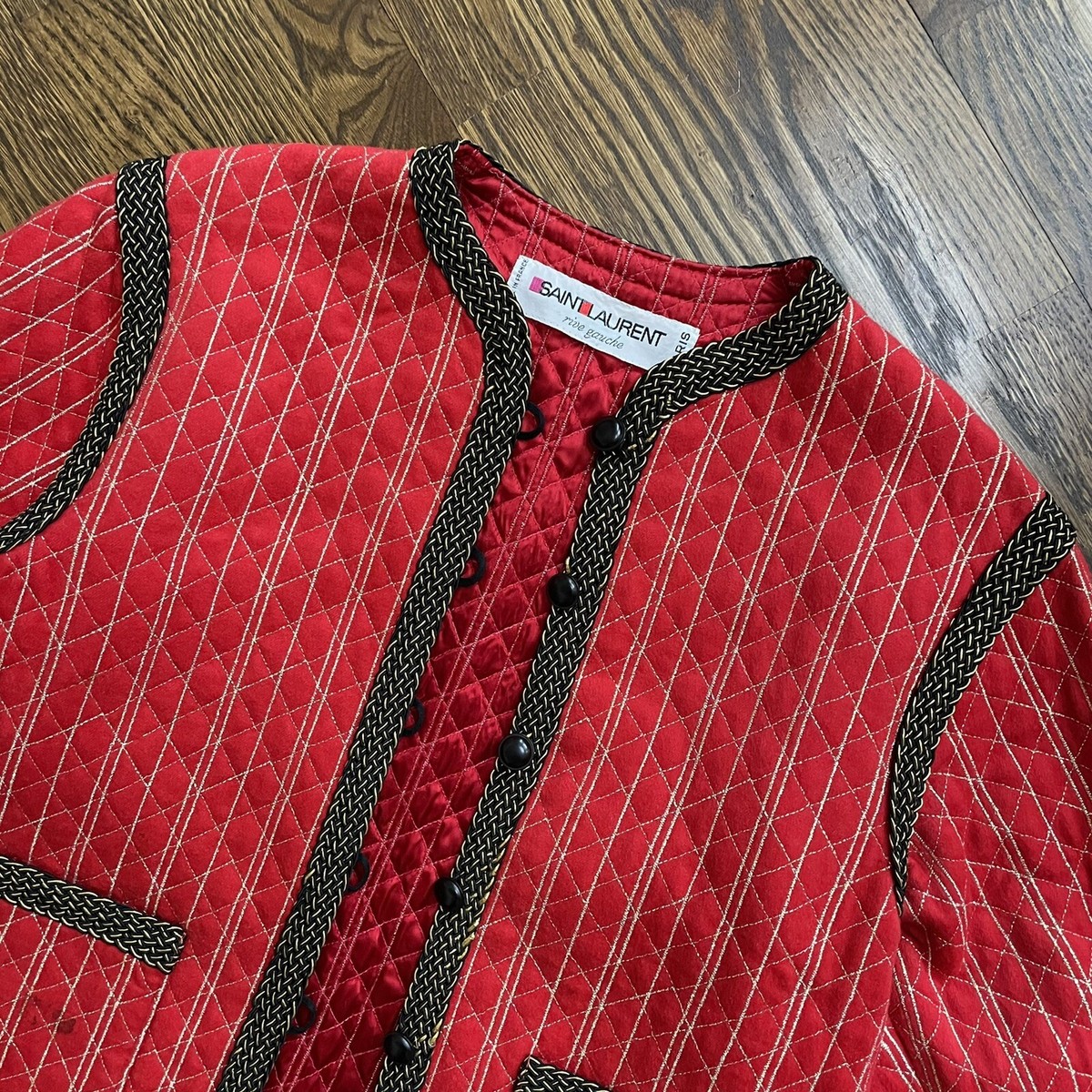 70s Yves St. Laurent Rive Gauche Blazer Russian Collection 70s Yves St. Laurent Rive Gauche Blazer Russian Collection