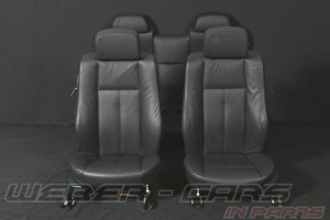 OEM BMW 6er E63 Coupe Leder Sitze Lordose Lederausstattung Ausstattung schwarz