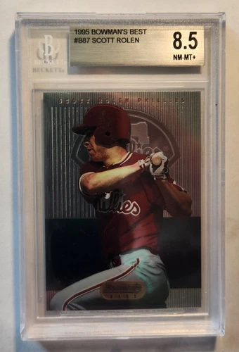 1995 Bowman's Best Scott Rolen #B87 BGS 8.5