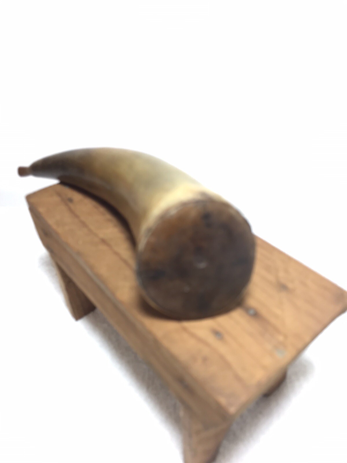 Antique Early American Black powder Horn eBay