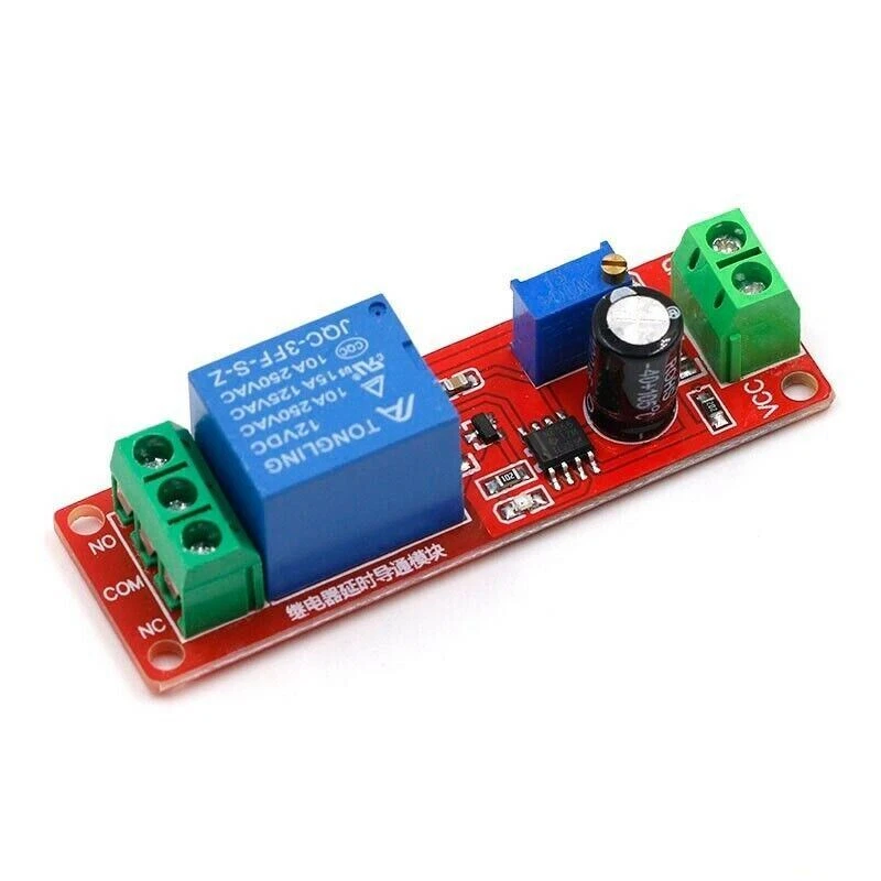 2pc Relay 12V Timer Switch Module Time Delay Relay Shield NE555 Adjustable Car