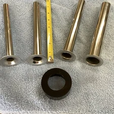 NUT and or METAL SS TUBE FITS ENTERPRISE  other SAUSAGE STUFFER LARD FRUIT PRESS