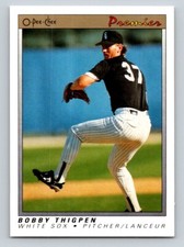 Bobby Thigpen 1991 O-Pee-Chee Premier #120 Chicago White Sox