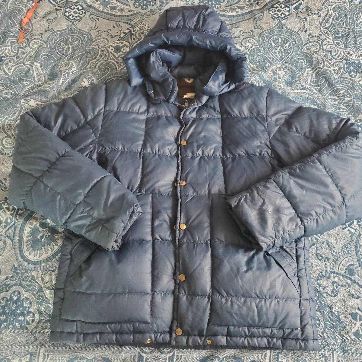 VTG 90S EDDIE BAUER EB DOWN PUFFER JACKET SZ MEDIUM MOUNTAIN GEAR
