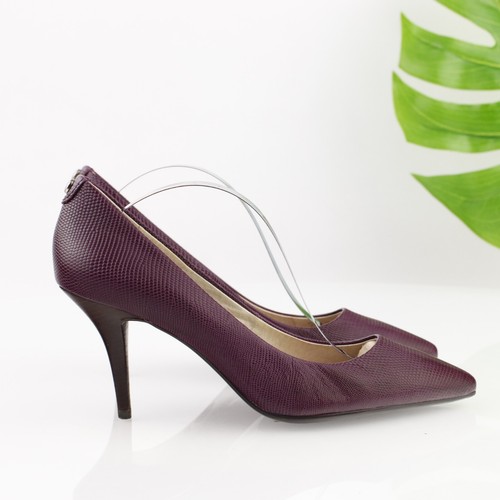 Michael Kors Womens Alina Flex Pump Size 6.5 Purple Pointed Heel Dress Shoe - Picture 6 of 14