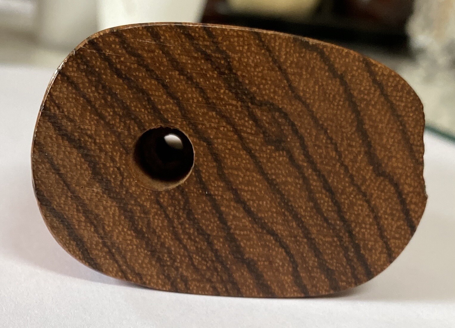 New Unused Dan Wesson Original Zebra Wood Revolver Grips. One Small