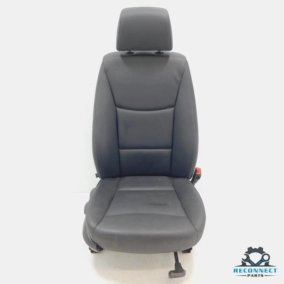 06-15 BMW 328i 335i M3 E90 Conjunto de asiento manual pasajero delantero derecho negro OEM Foto 2 de 4