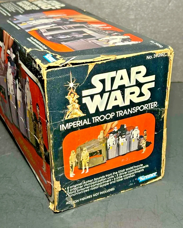 Imperial Troop Transporter 1980 completo con caja vehículo Kenner Star Wars de colección Foto 2 de 4