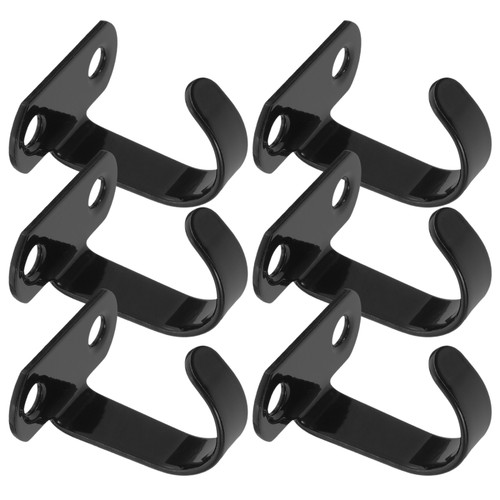 6pcs Hooks Under Cabinet Under Shelf Hooks Screw Mounted Heavy Duty Hooks - Bild 4 von 12