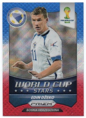 2014 Panini Prizm World Cup Stars Prizms Blue and Red Wave - Pick Any