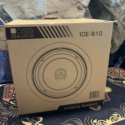 OSD Audio In Ceiling Speakers ICE-610 Contractor Series New Set of 2 NIB