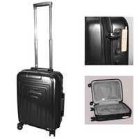 Koffer Reisekoffer Trolley Bordcase HandgepäCk Schwarz Hartschalenkoffer