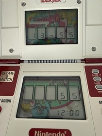 Nintendo Game And Watch Blackjack BJ-60 Tested CLEAN BOX 1985