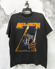 HOT Rare Megadeth Clockwork Vic Retro Unisex Black Cotton T-Shirt