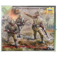 Zvezda ZV6103 1:72 Wwii Sov. Infantrie (10 Figuren)