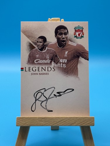John Barnes | 2025 Futera Unique Legends Autograph 4/4 - Liverpool & England