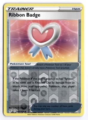 Ribbon Badge - SWSH07 #155/203 SWSH07: Evolving Skies Uncommon Reverse Holo LP