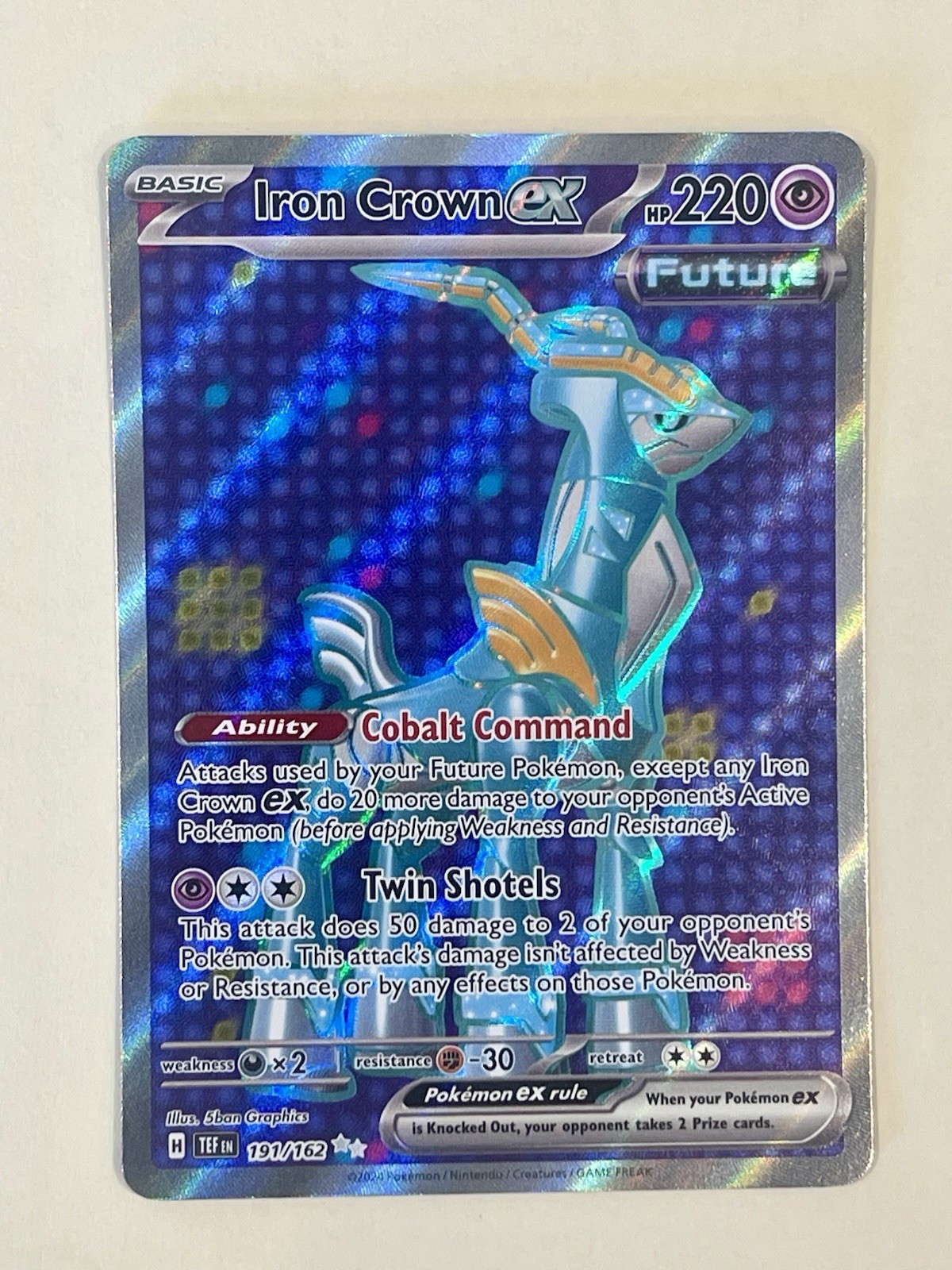 Iron Crown ex 191/162 SV05: Temporal Forces Holo