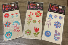 Vintage Hosey Poseys Mod Flower 1960's 70's Panty Hose Nylons Dead Stock Lot 3