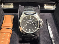 PANERAI PAM00104 Luminor Marina Automatic S/Steel I Series 44mm Complete Set! A+