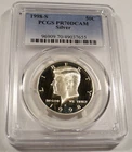 1998-S 50c SILVER PCGS PR70DCAM KENNEDY HALF DOLLAR PROOF DEEP CAMEO PR 70 DC