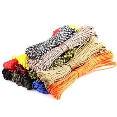 550 Paracord Rope 4mm 10m 20m 31m 7 Strand Tent Camping Bracelet Dog Collar Cord