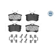 Satz Bremsbeläge Bremsklötze hinten für Seat Leon 1M1 1P1 5F1 SC 5F5 ST | 245