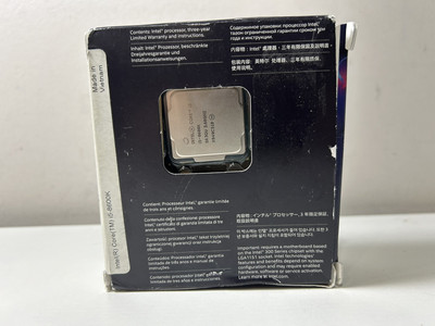 INTEL CORE I5-8600K PROCESSOR | 3.60GHZ | SR3QU NEW OPEN BOX | eBay