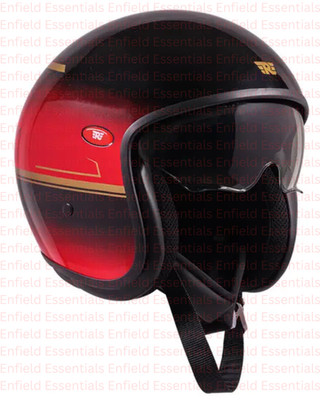 AVIATOR NEO MLG JETHELM - ROT PASSEND FÜR ROYAL ENFIELD ALLE MODELLE.