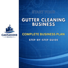 Gutter Cleaning Business Plan USB | Start Gutter Cleaning Business Template