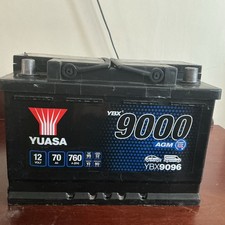 Yuasa YBX9027 - AGM Start Stop Plus Battery - 12V 60Ah 640CCA.
